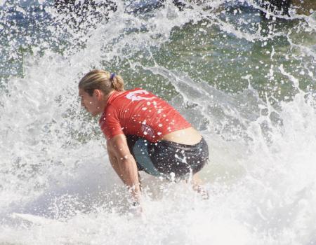 Conditions weren't ideal for the WRV OBX Pro, but the pro surfers did a lot with what they had.