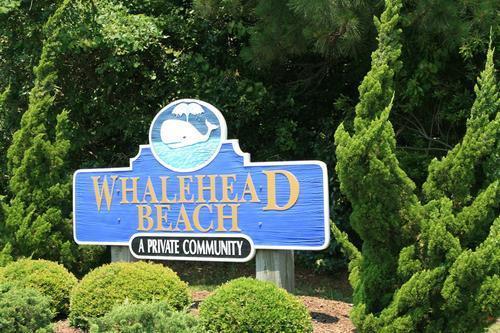 Signage for Whalehead Beach