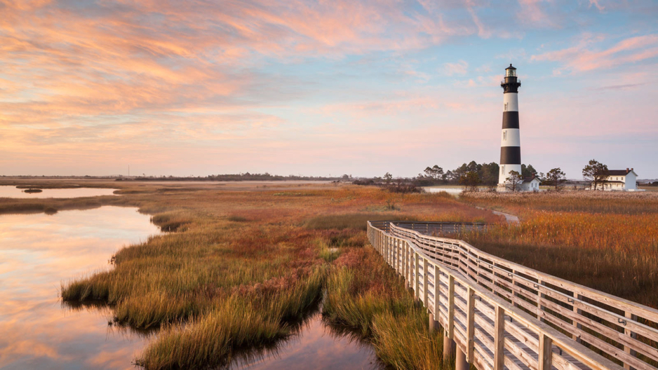 Bodie Island Lighthouse and Boardwalk. Bodie Island Lighthouse and Boardwalk.