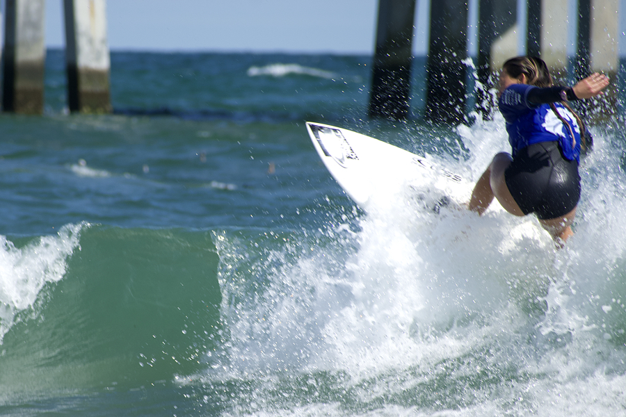 Catching a wave in the semifinal round at the WRV Pro OBX. Catching a wave in the semifinal round at the WRV Pro OBX.